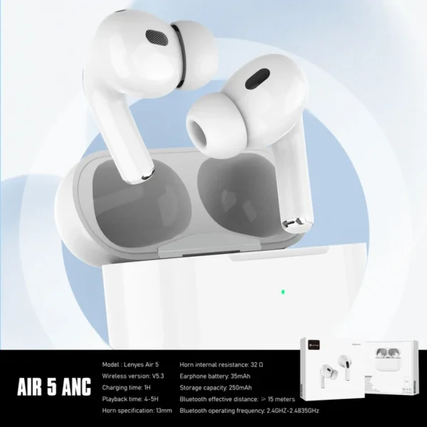 LENYES TWS Earbuds - Air 5 ANC