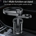 Yesido C180 – 3-in-1 Multifunctional Car Mount with Tray and Cup Holder