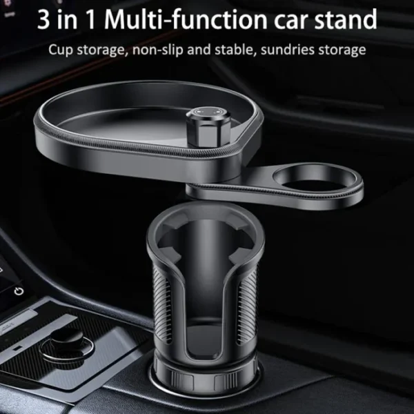 Yesido C180 – 3-in-1 Multifunctional Car Mount with Tray and Cup Holder