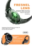 Lenyes VIGOR Smart Watch with Bluetooth 5.3 GPS and Health Tracking