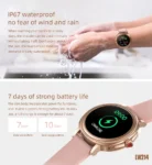 Lenyes Fit Smart Watch Model LW-214 TFT LCD 1.09 Touch Display IP67 waterproof-Rose