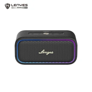 Lenyes 80W Portable Bluetooth Speaker with RGB Lighting S891
