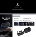 Lenyes 80W Portable Bluetooth Speaker with RGB Lighting S891