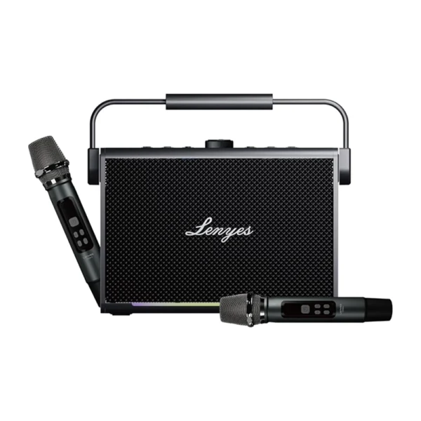 Lenyes Titan 2 RGB Dual Microphone TWS Bluetooth Speaker 100W