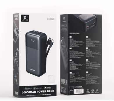 Lenyes 22.5W 30000mAh Fast Power Bank PX342D