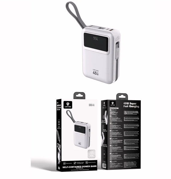 Lenyes 20000mAh Power Bank C03-A