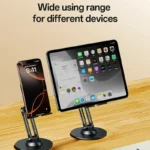 Yesido 360° Aluminum Alloy Adjustable Desktop Stand for Phones & Tablets