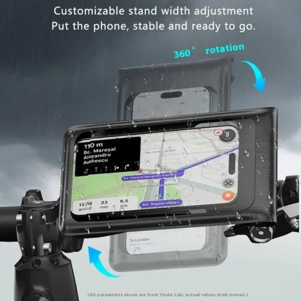 YESIDO Waterproof Bike Phone Holder C333