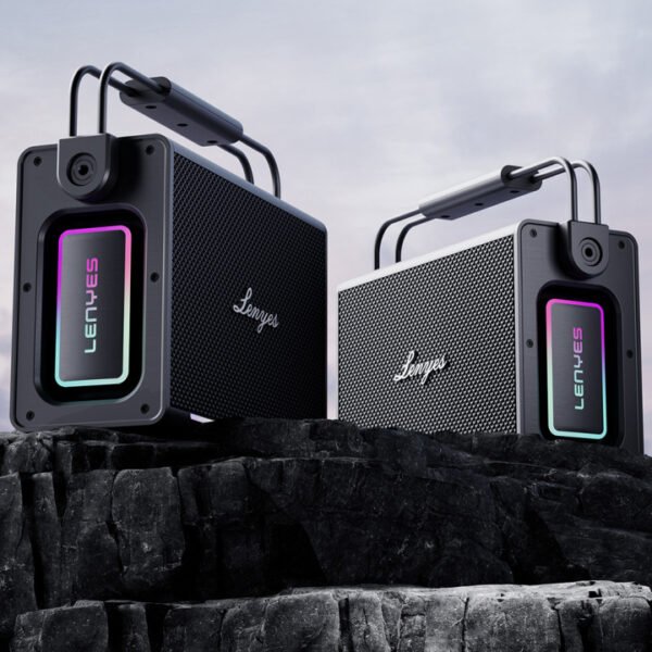 Lenyes Titan 2 RGB Dual Microphone TWS Bluetooth Speaker 100W