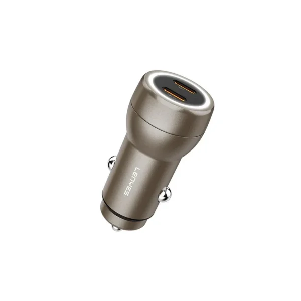 Lenyes 60W Dual Type-C PD Car Charger CA65