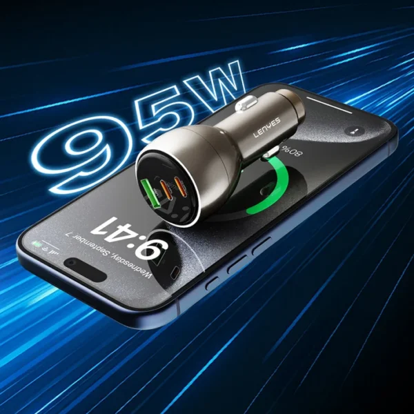 Lenyes Dual Port Car Charger CA68