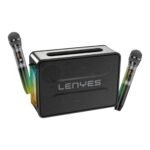 Lenyes Bluetooth 5.3 150W Dual-Mic RGB Karaoke Speaker S859