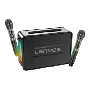 Lenyes Bluetooth 5.3 150W Dual-Mic RGB Karaoke Speaker S859