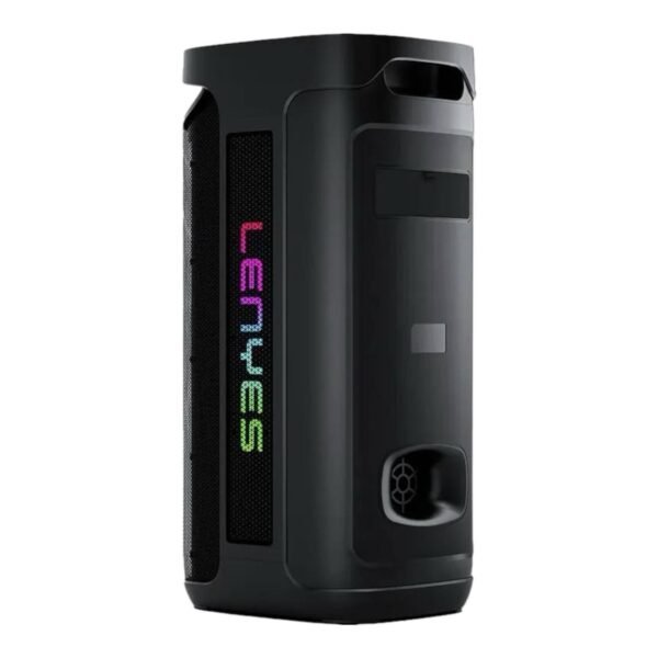 LENYES 360W Powerful Outdoor Speaker with Dual Wireless Microphones & RGB Lights - S883