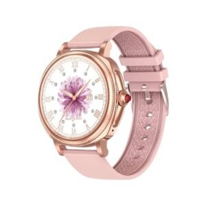 Lenyes Fit Smart Watch Model LW-214 TFT LCD 1.09 Touch Display IP67 waterproof-Rose
