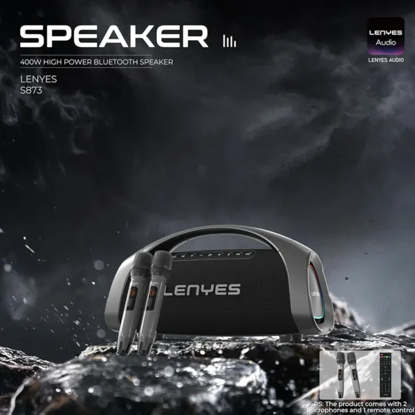 Lenyes S873 Bluetooth Karaoke Party Speaker 400W