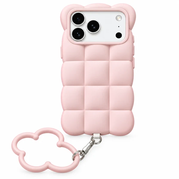 Trendy Bumper Silicone Case with Hand Chain