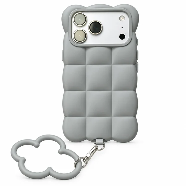 Trendy Bumper Silicone Case with Hand Chain