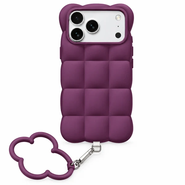 Trendy Bumper Silicone Case with Hand Chain
