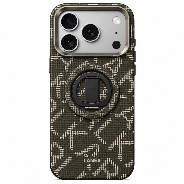 LANEX Carbon Fiber Case with Magnetic Stand Ring