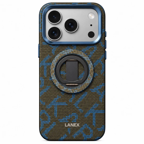 LANEX Carbon Fiber Case with Magnetic Stand Ring