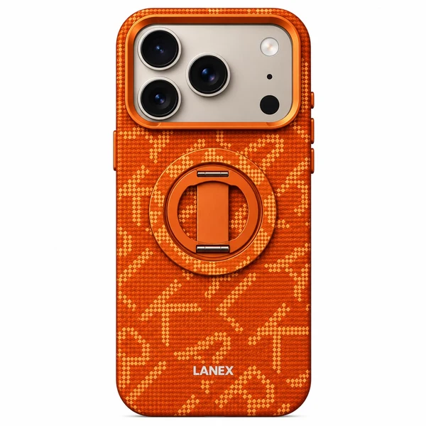 LANEX Carbon Fiber Case with Magnetic Stand Ring