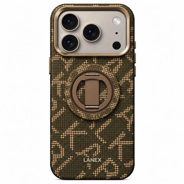 LANEX Carbon Fiber Case with Magnetic Stand Ring