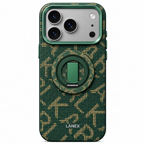 LANEX Carbon Fiber Case with Magnetic Stand Ring