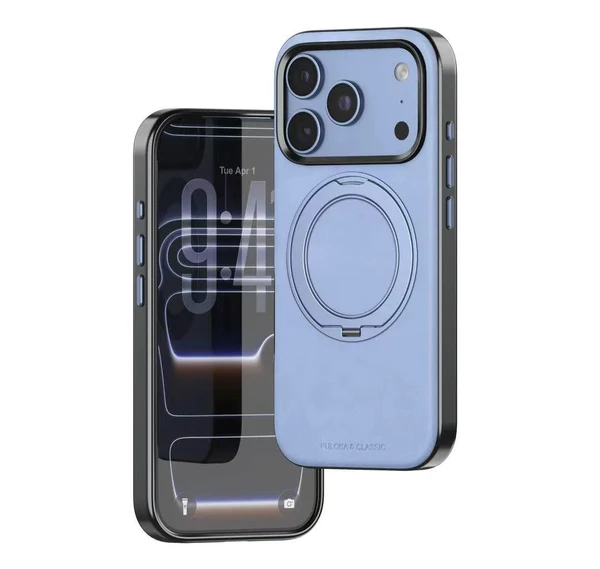 Puloka Business Leather Case with Metal Frame