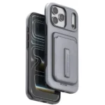 Puloka Leather Covering Magnetic Card Holder