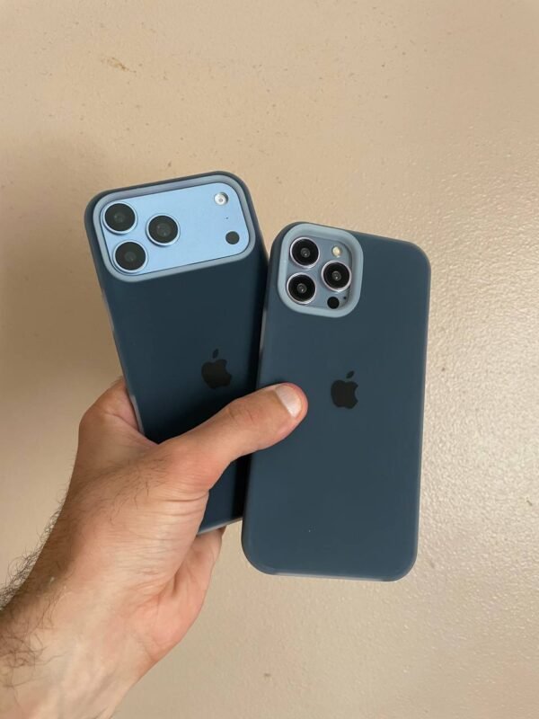 Premium Silicone Iphone Case With Apple Logo